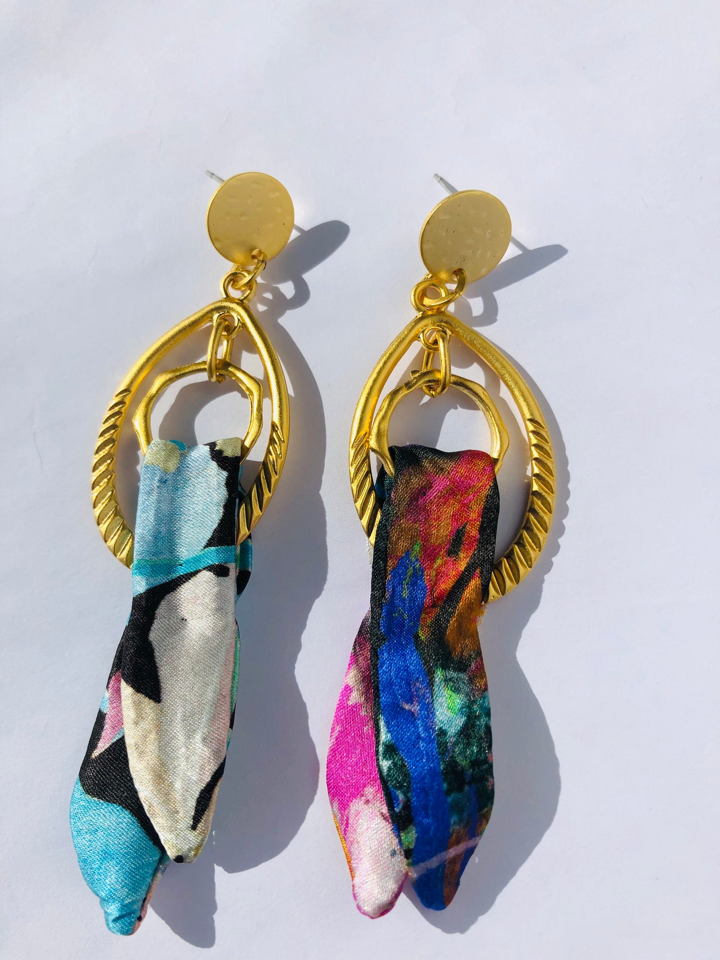 Silk Earrings | Liberty Print | Womens Unique Earrings
