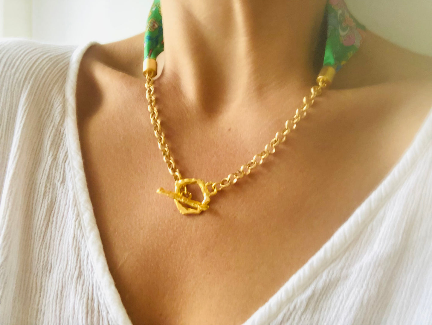Silk Necklace | Liberty Print | Chic Jewellery