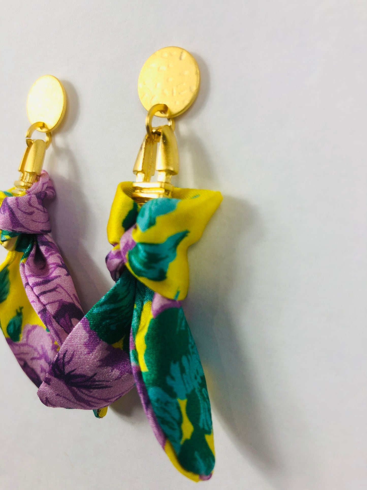Silk Earrings | Aztec | Liberty Print | Unique Earrings | Floral