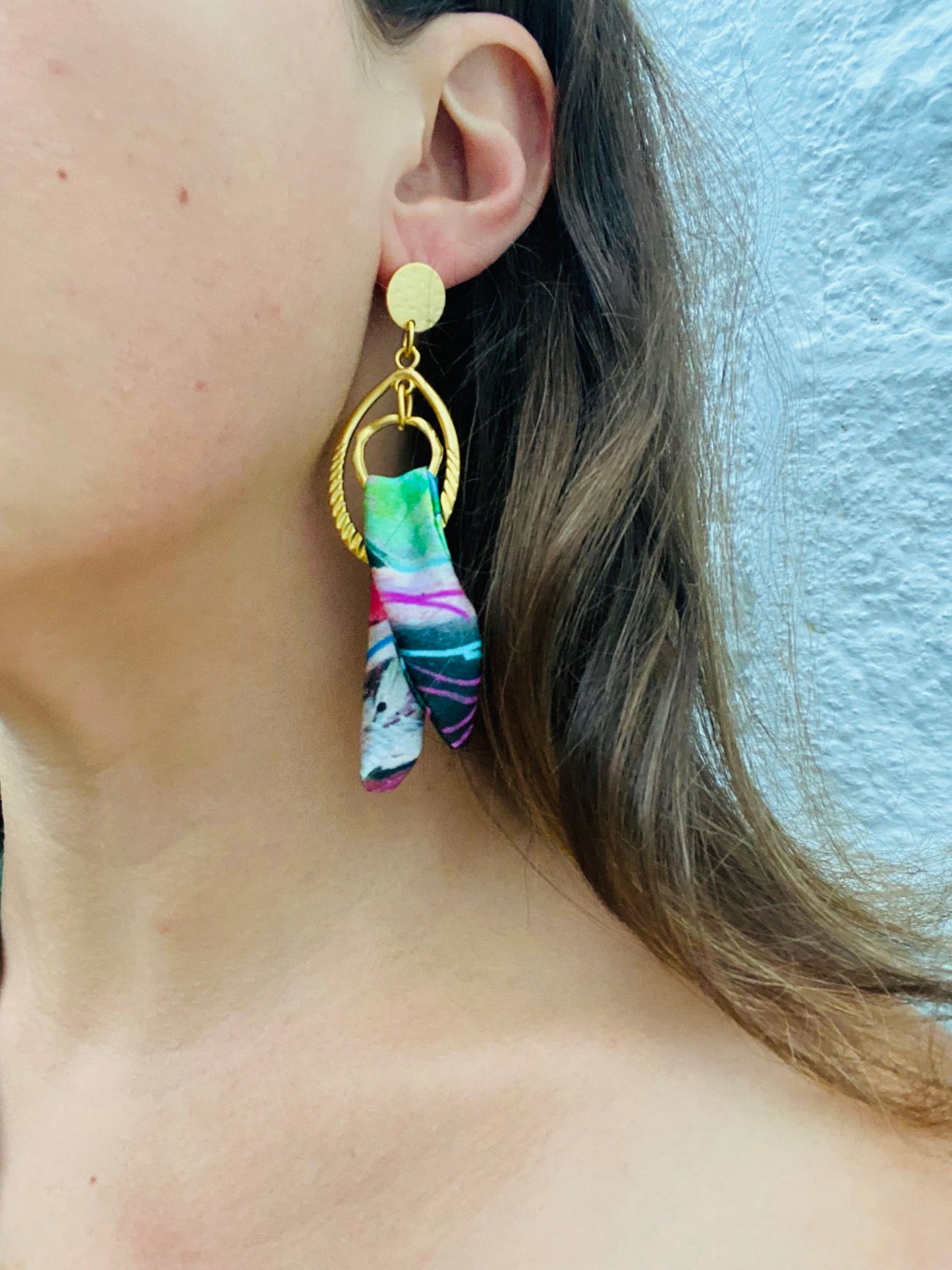 Silk Earrings | Liberty Print | Womens Unique Earrings