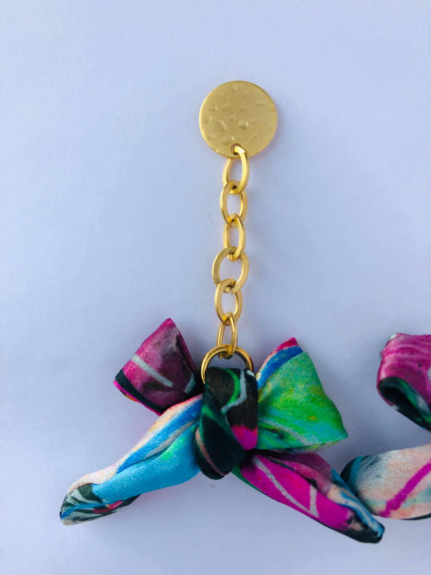 Bow Earrings | Silk Jewellery | Liberty Print | Lipsey