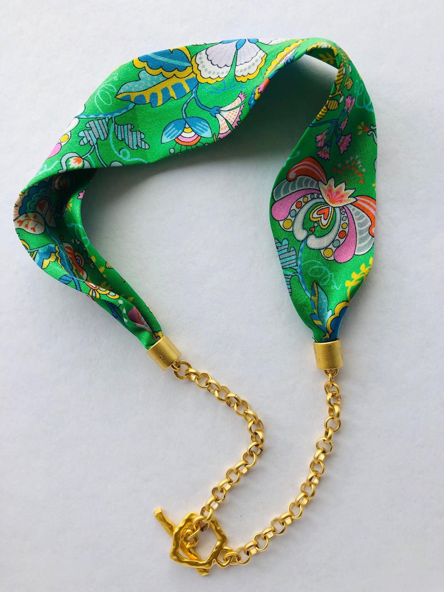 Silk Necklace | Liberty Print | Chic Jewellery