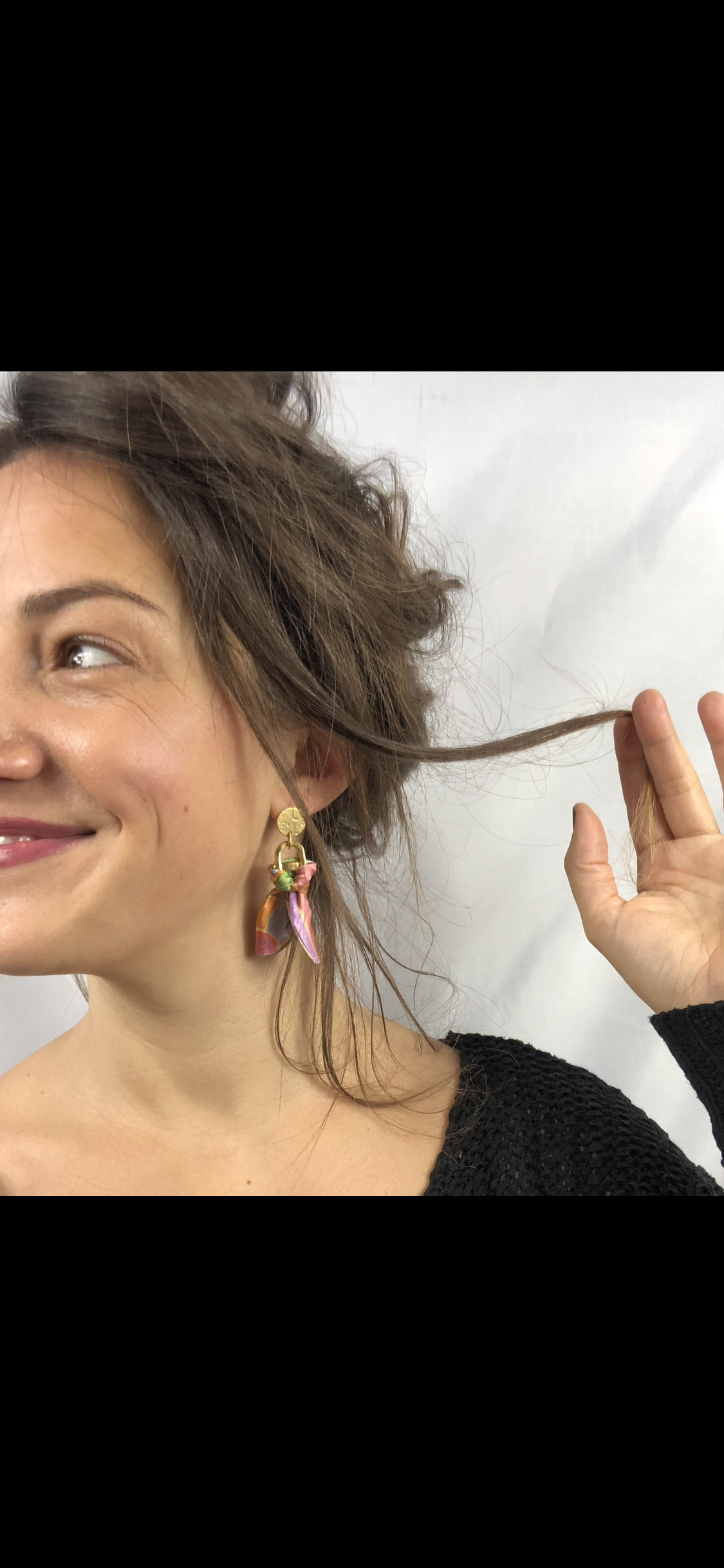 Silk Earrings | Liberty Print | Elegant Jewellery