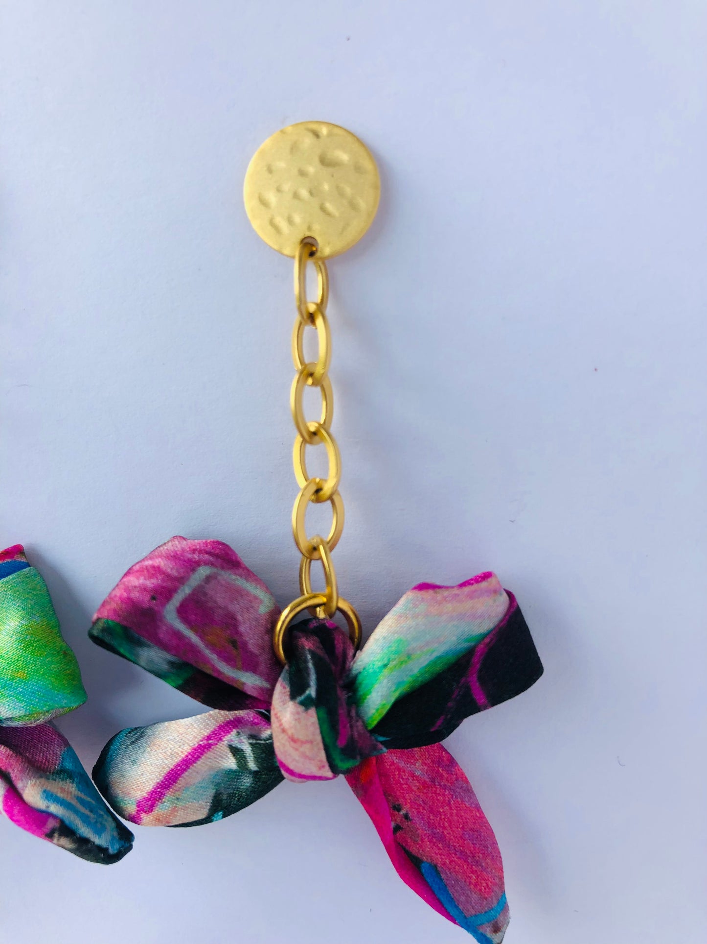 Bow Earrings | Silk Jewellery | Liberty Print | Lipsey