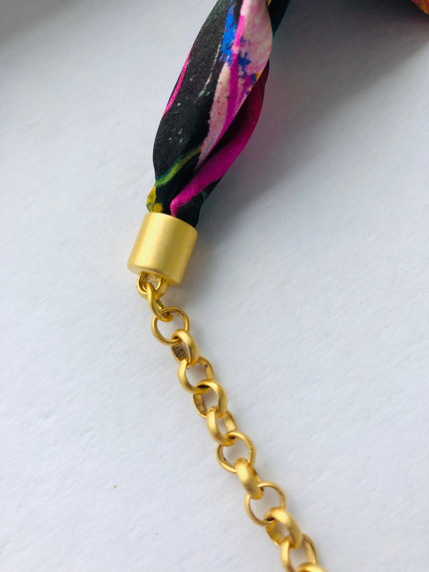 Silk Necklace | Elegant Jewellery | Liberty Print