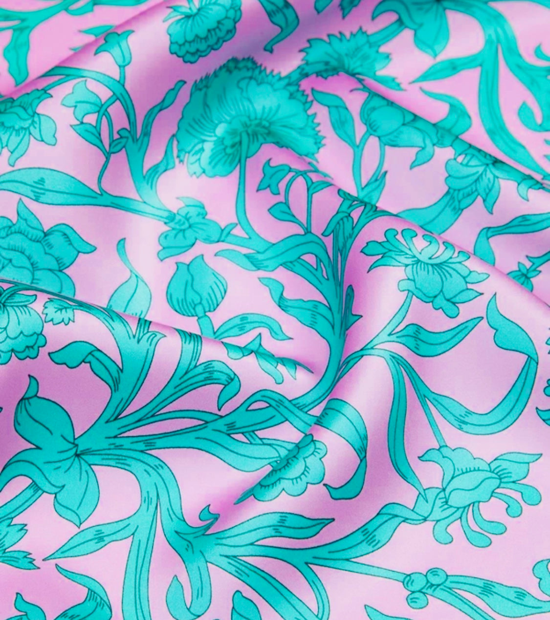 Statement Earrings | Silk Jewellery | Liberty Print | Purple Turquoise