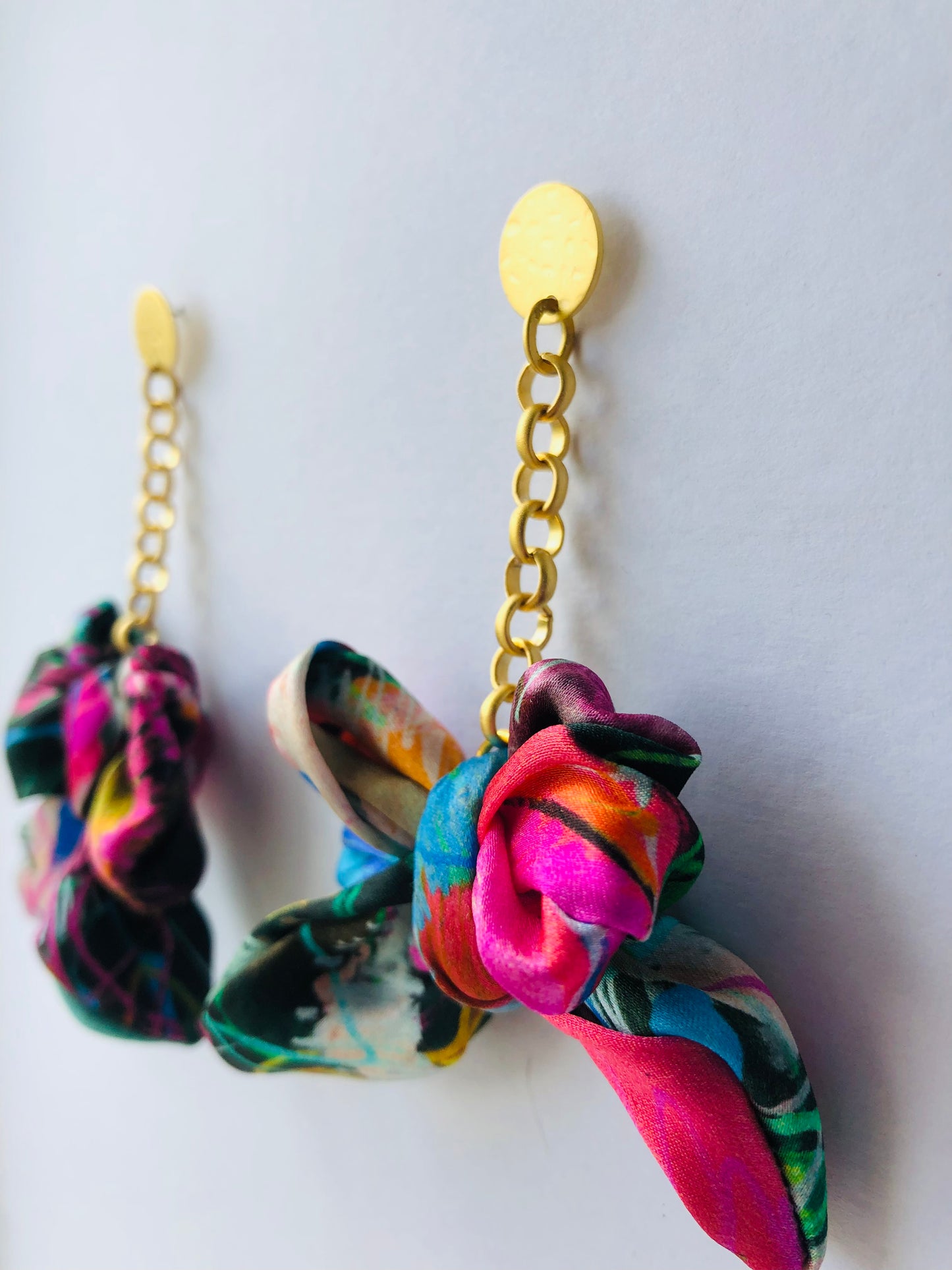 Big Bow Earrings | Silk Jewellery | Liberty Print | Lipsey