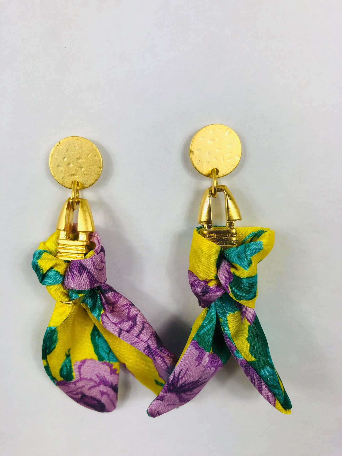Silk Earrings | Aztec | Liberty Print | Unique Earrings | Floral