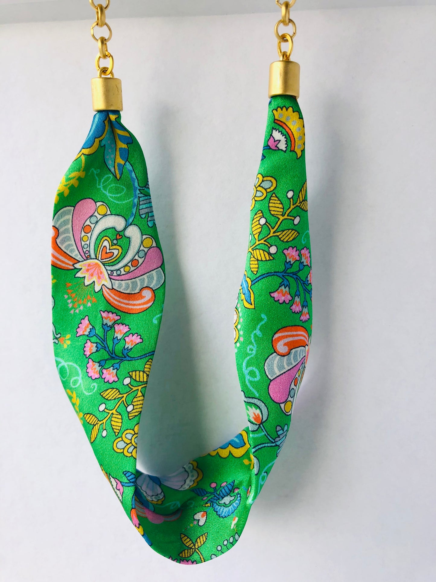 Silk Necklace | Liberty Print | Chic Jewellery