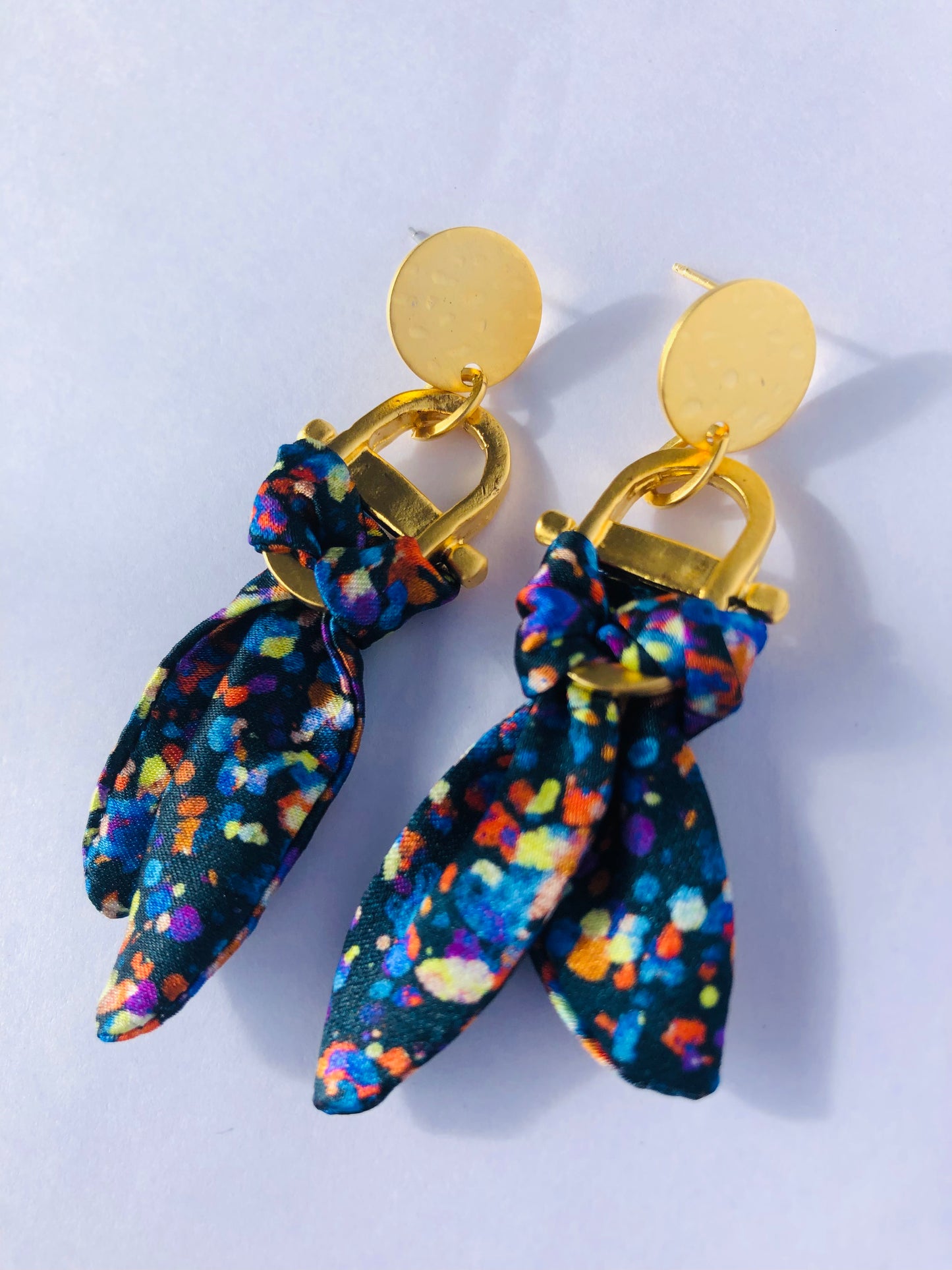 Statement Earrings | Silk Jewellery | Chic Accessories