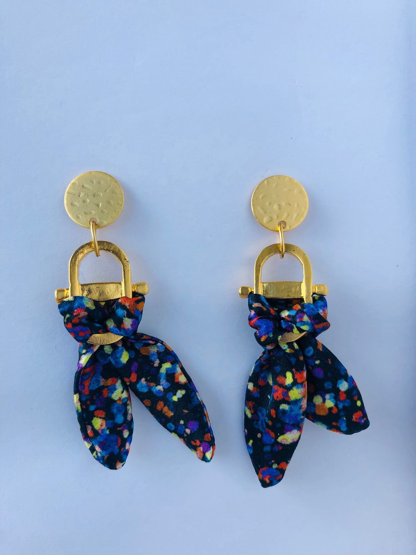 Statement Earrings | Silk Jewellery | Chic Accessories