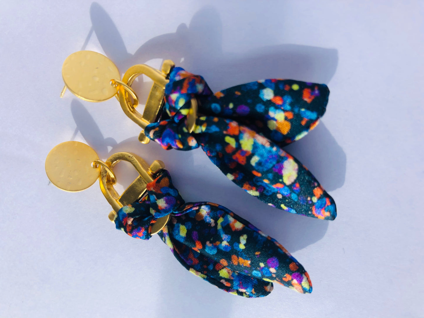 Statement Earrings | Silk Jewellery | Chic Accessories