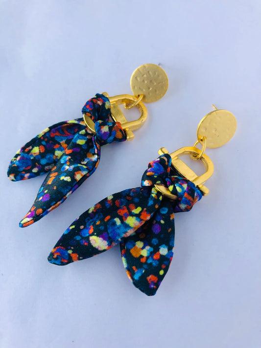 Statement Earrings | Silk Jewellery | Chic Accessories