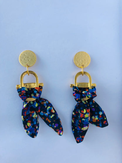 Statement Earrings | Silk Jewellery | Chic Accessories